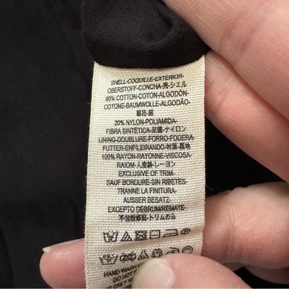 Free People 2 Black Floral Fit & Flare Mini Dress ~ Y2K 90’s Dark Romantic Fairy - Picture 9 of 9